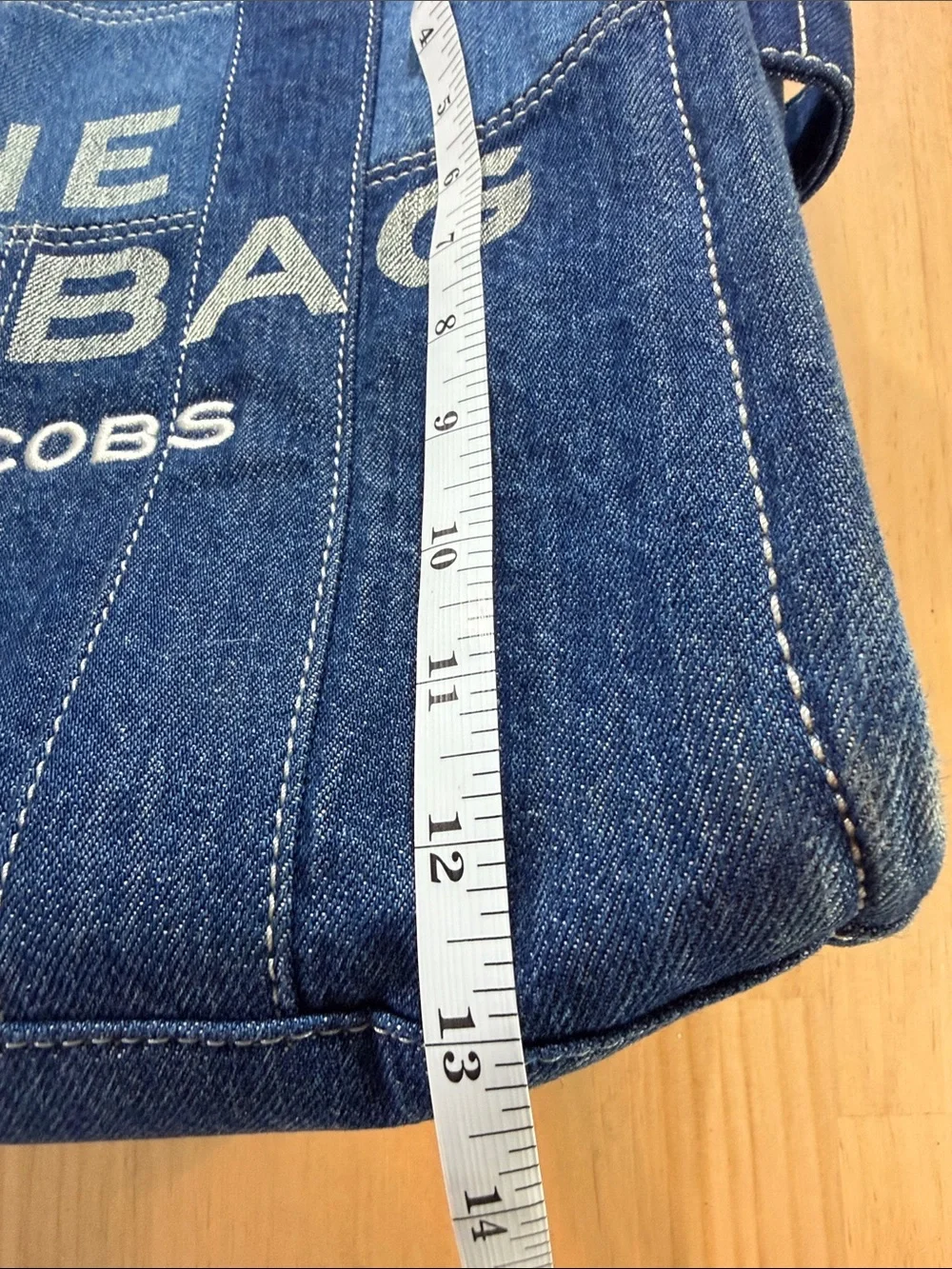Marc Jacobs Patchwork Denim Tote Bag - Blue